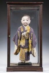 JAPANESE CASED ICHIMATSU DOLL