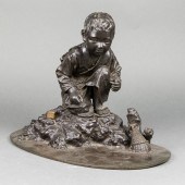 JAPANESE CAST BRONZE FIGURE OF