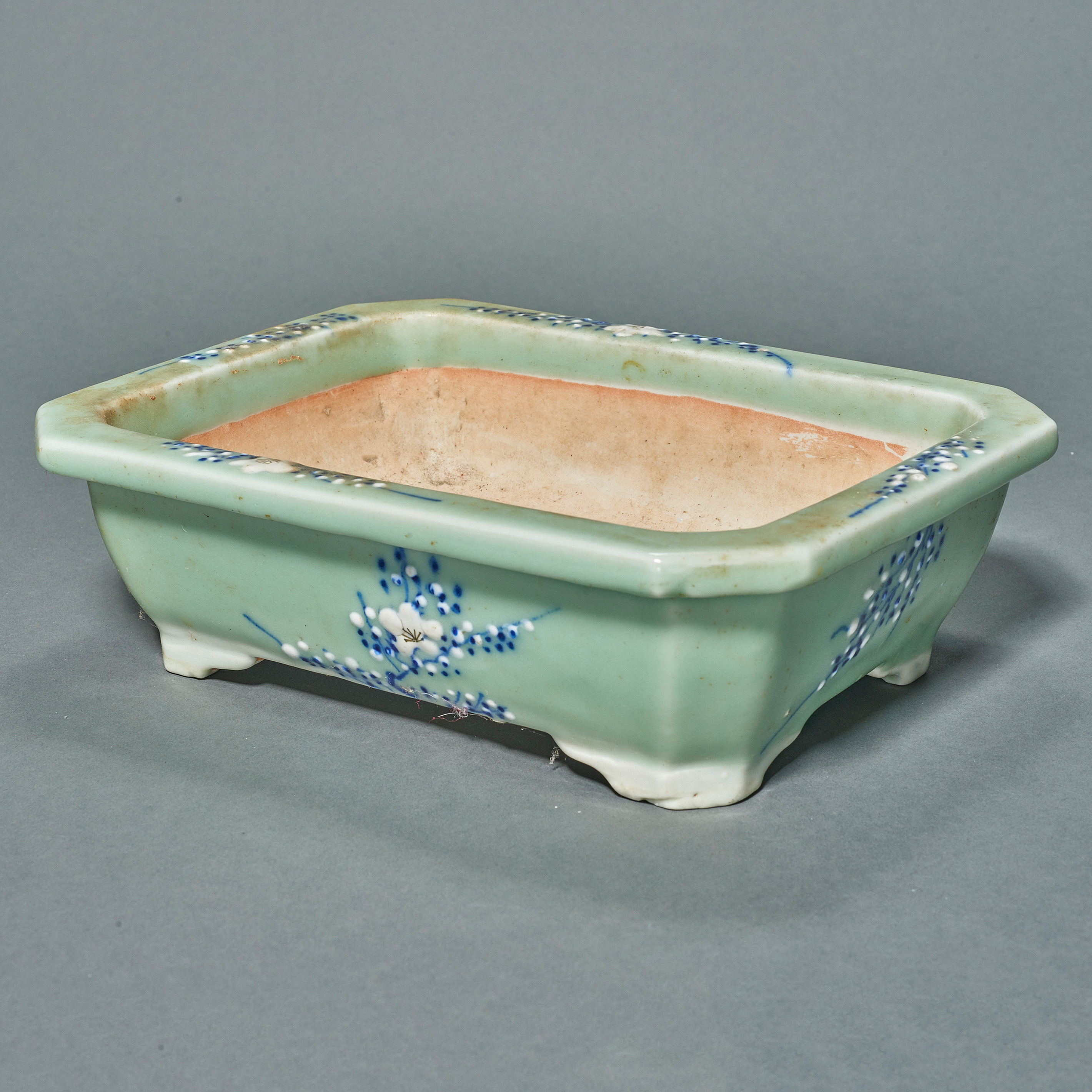 JAPANESE CELADON GLAZED JARDINERE