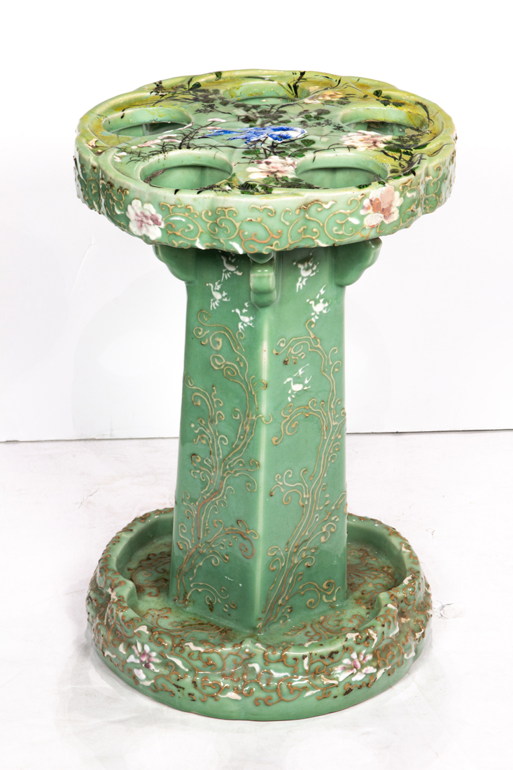 JAPANESE CELADON GLAZED UMBRELLA
