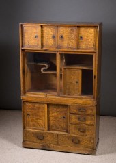 JAPANESE CHA TANSU (TEA CABINE