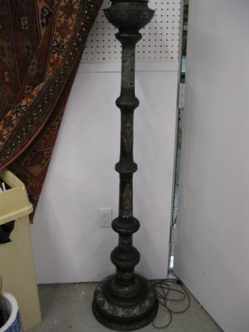 Japanese Champleve Bronze Floor
