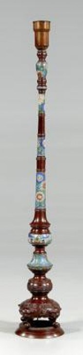 Japanese champlev&eacute; floo
