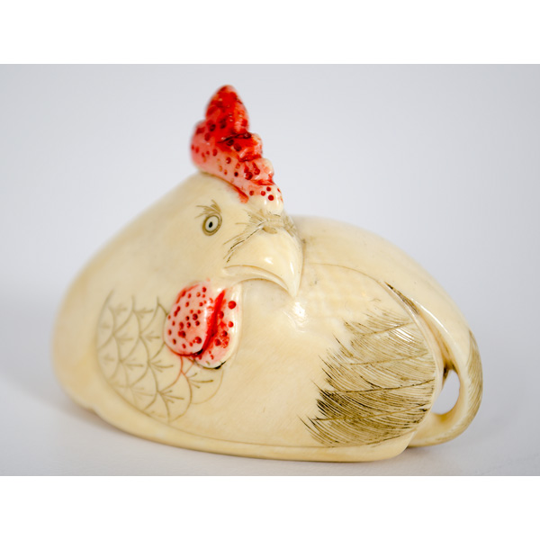 Japanese Chicken Netsuke Japanese