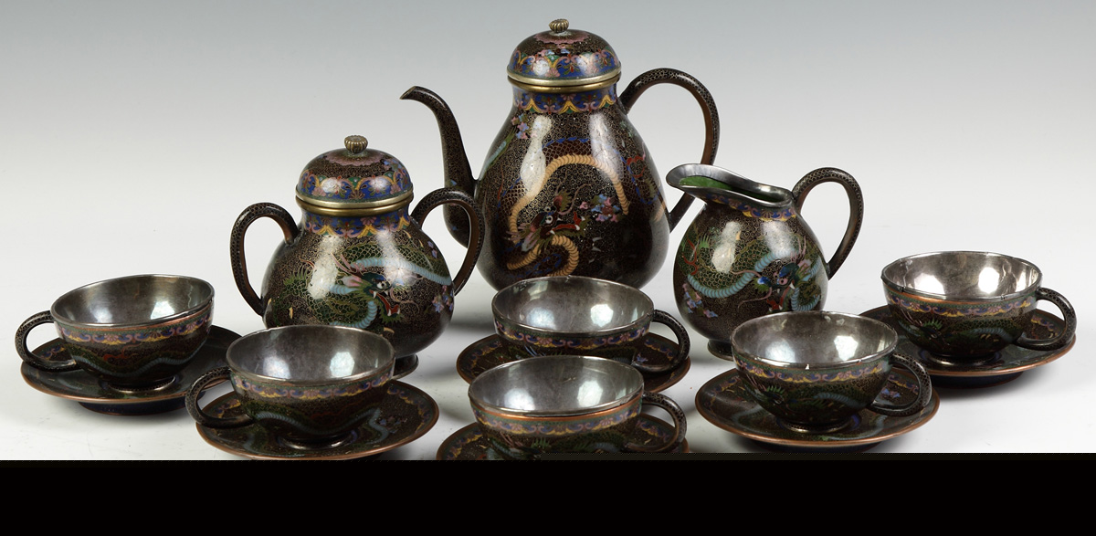 Japanese CloisonnÃ© Tea Set