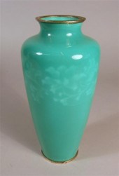 Japanese cloisonnÃ© vase    An