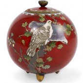 JAPANESE CLOISONNE AND ENAMEL
