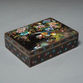 JAPANESE CLOISONNE AND GILT BR