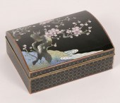 Japanese cloisonne box with si