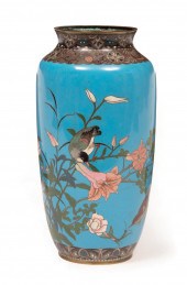 JAPANESE CLOISONNE ENAMEL BIRD