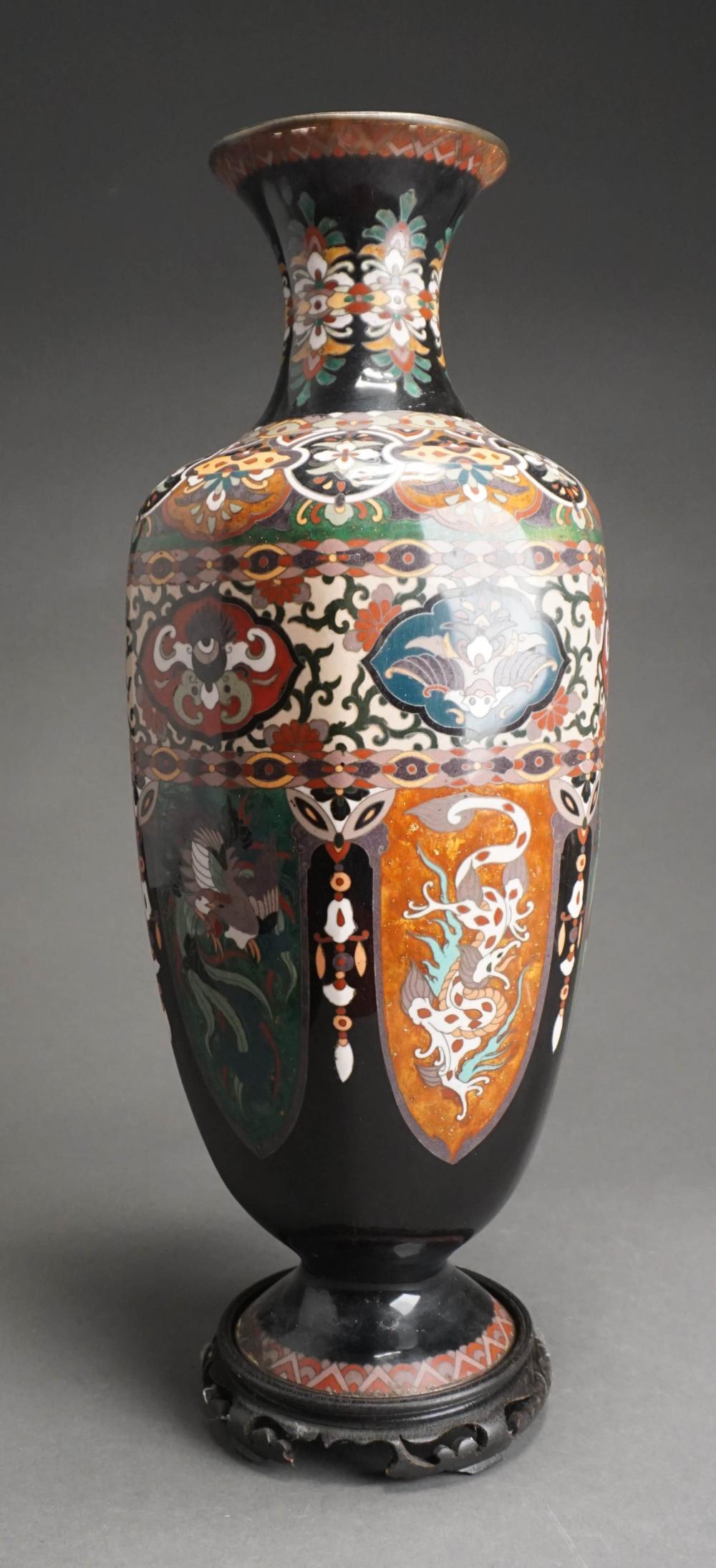 JAPANESE CLOISONNE ENAMEL DECORATED