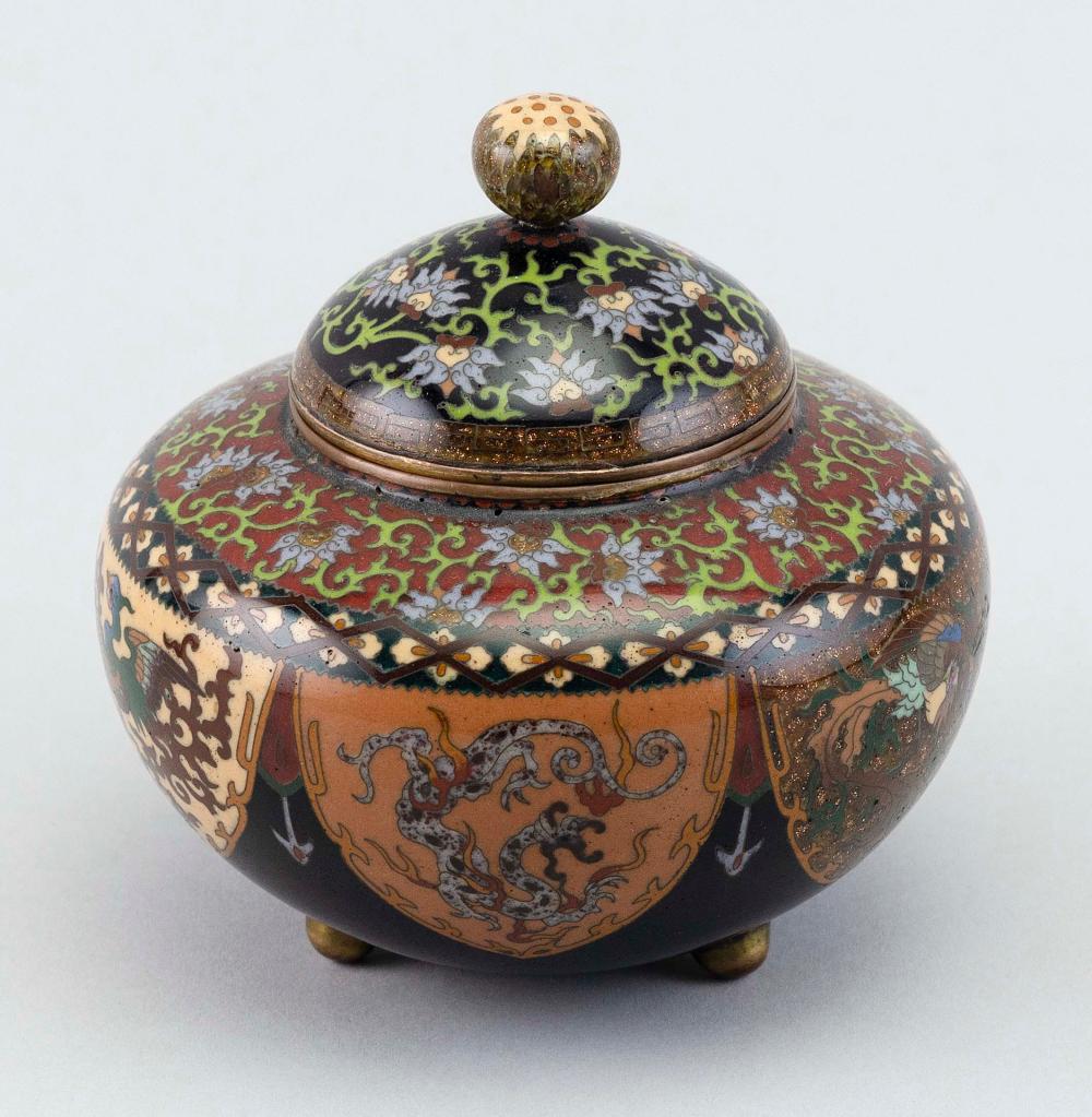 JAPANESE CLOISONNÉ ENAMEL GINGER