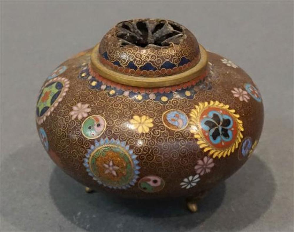 JAPANESE CLOISONNé ENAMEL KORO (TOP