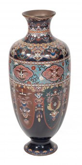 JAPANESE CLOISONNE ENAMEL TEMP
