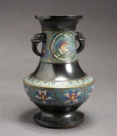 JAPANESE CLOISONNé ENAMEL TWO-