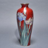 JAPANESE CLOISONNE ENAMEL VASE