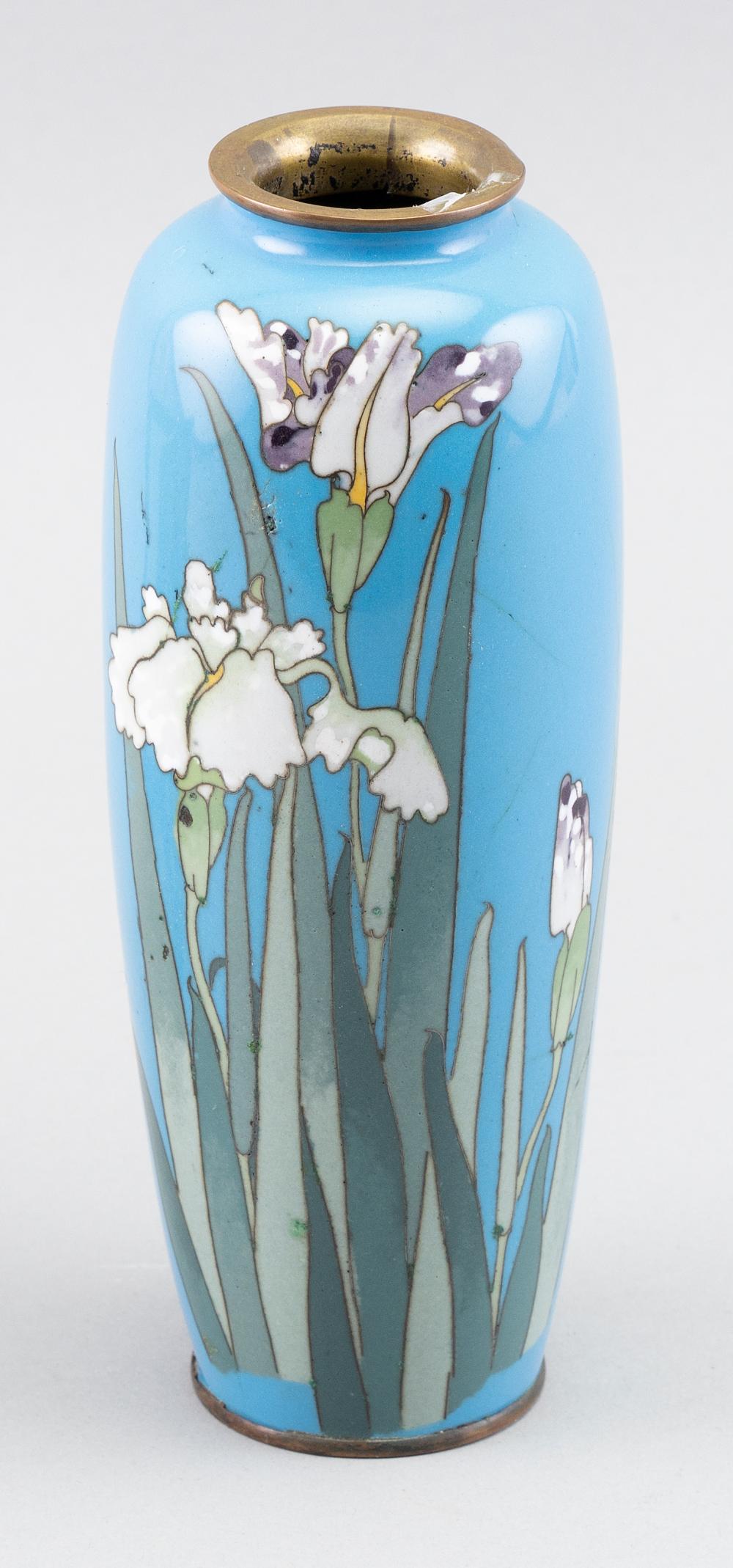 JAPANESE CLOISONNÉ ENAMEL VASE LATE