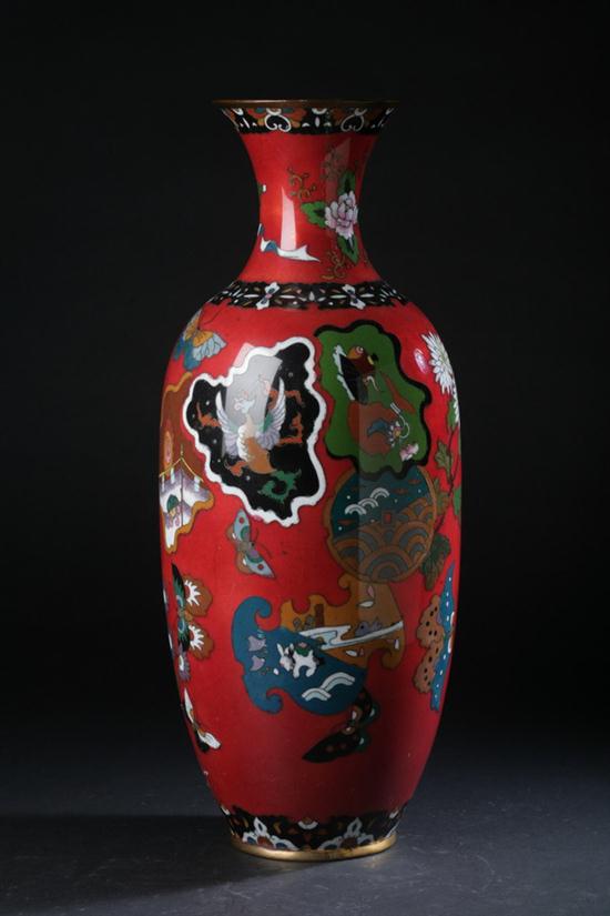 JAPANESE CLOISONNE ENAMEL VASE