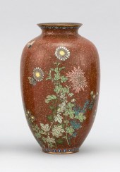 JAPANESE CLOISONNÉ ENAMEL VASE