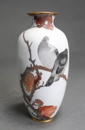 JAPANESE CLOISONNE ENAMEL VASE