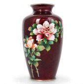 JAPANESE CLOISONNE ENAMELED VA