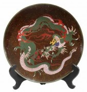 JAPANESE CLOISONNE GOLDSTONE D