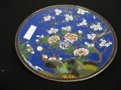 Japanese Cloisonne Plate Ando