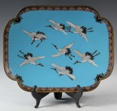 JAPANESE CLOISONNE PLATTER - M