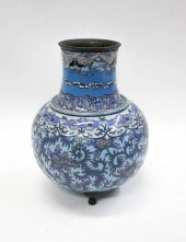 JAPANESE CLOISONNE TRI-FOOTED