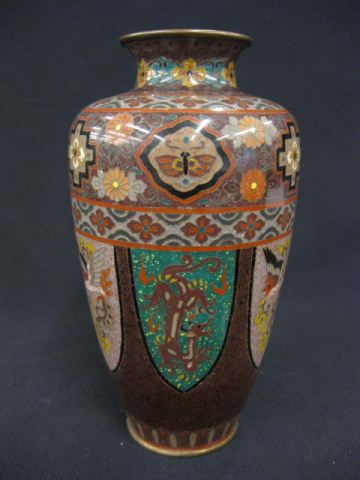 Japanese Cloisonne Vase 19th