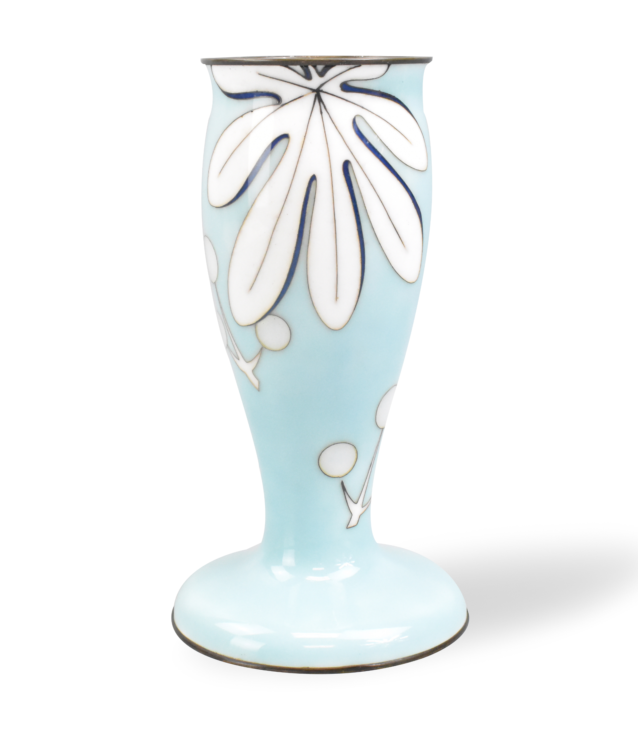 JAPANESE CLOISONNE VASE BY ANDO