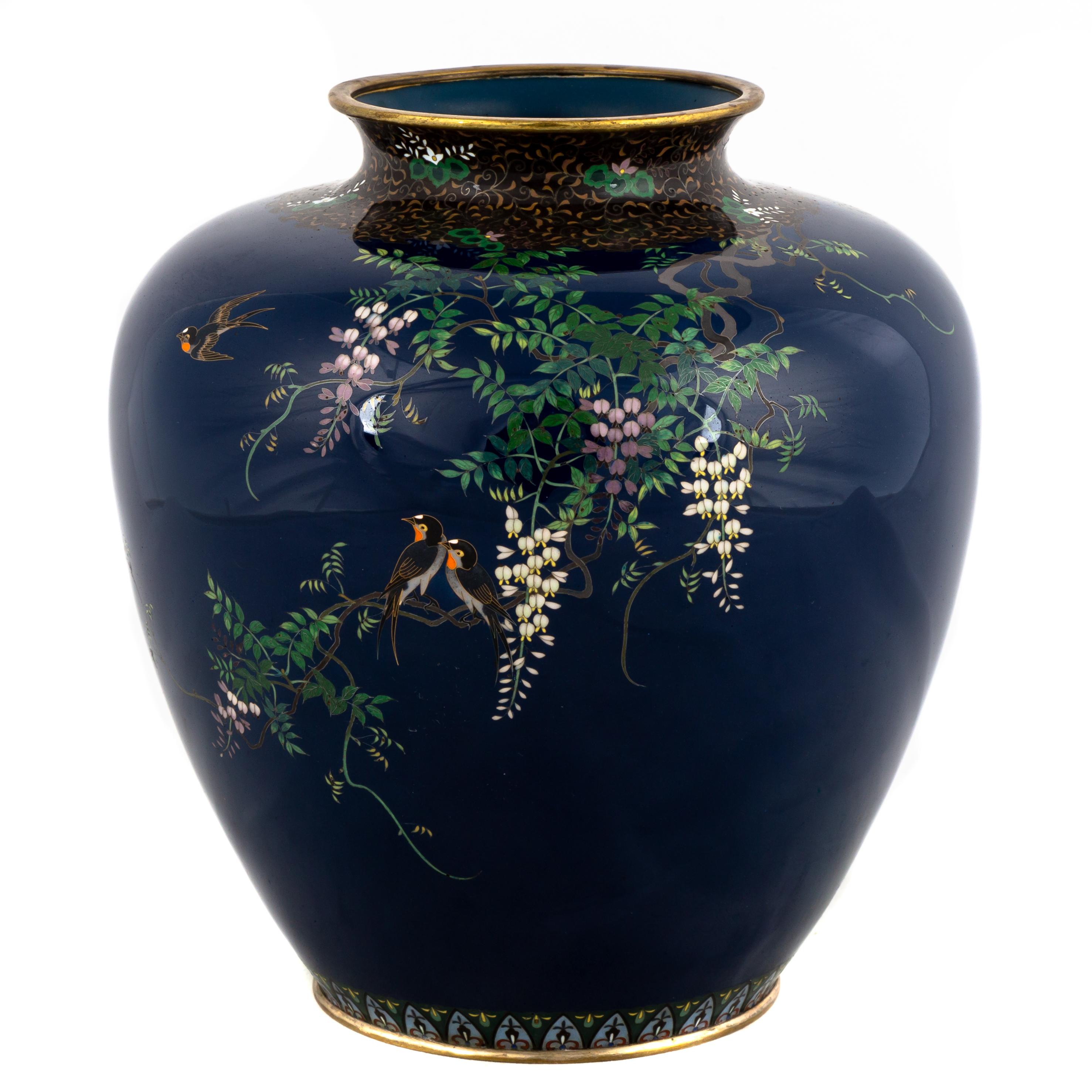 JAPANESE CLOISONNé VASE circa 1900.