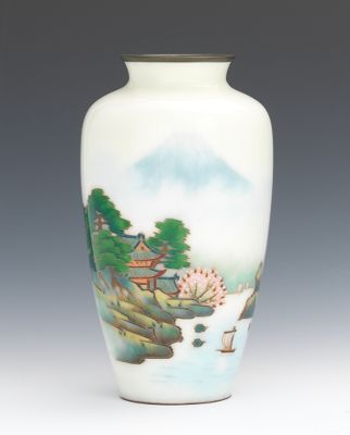 Japanese Cloisonne Vase Early
