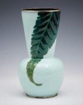 JAPANESE CLOISONNE VASE, WIREL
