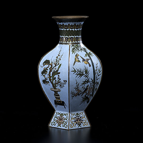 Japanese Cloisonne Vase with