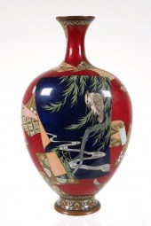JAPANESE CLOISONNE VASEJapanes