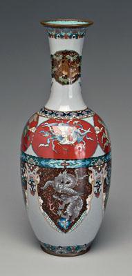Japanese cloisonn&eacute; vase,