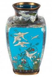 JAPANESE CLOISSONE VASE Japane