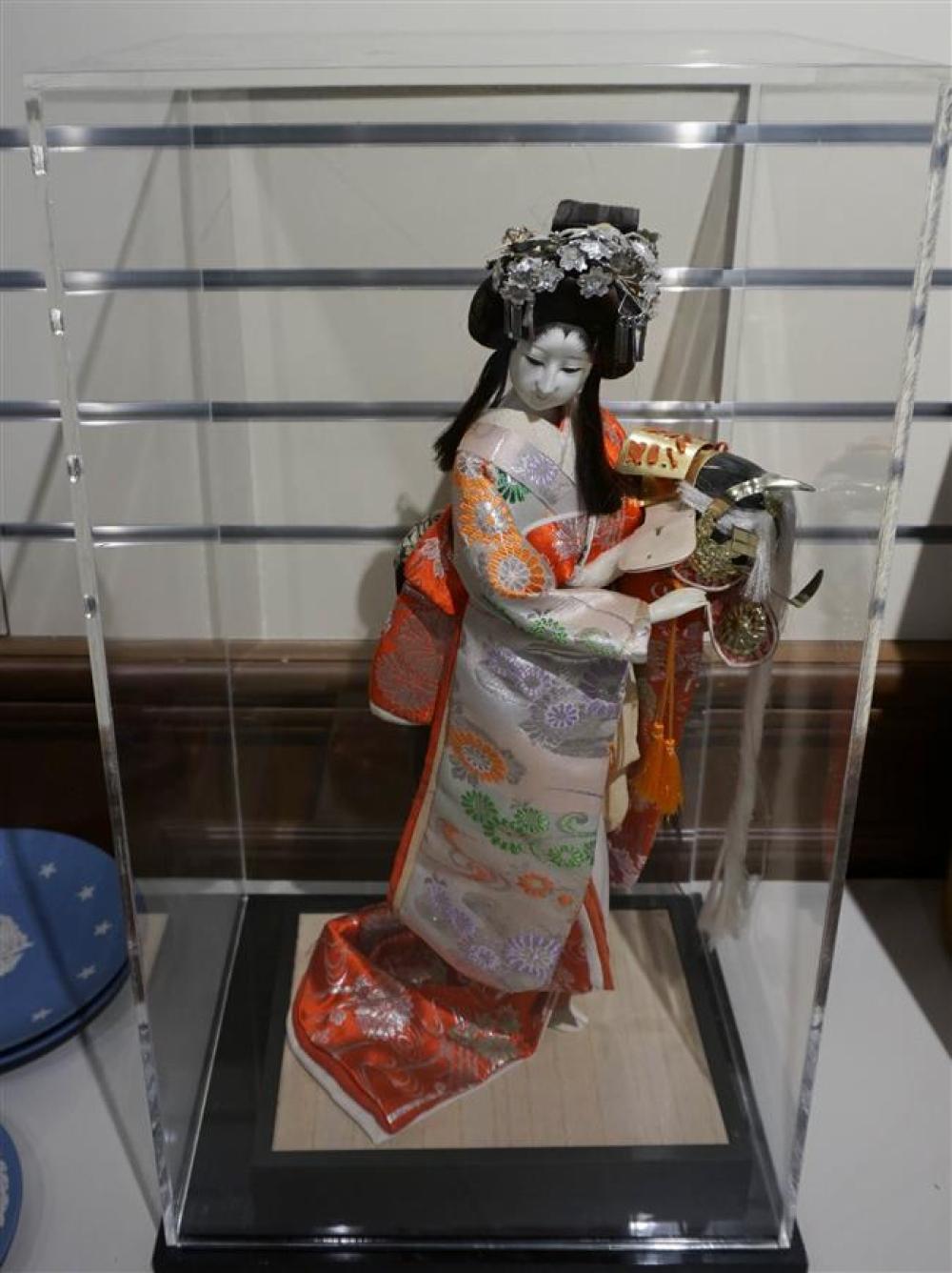 JAPANESE CLOTH DOLL IN ACRYLIC