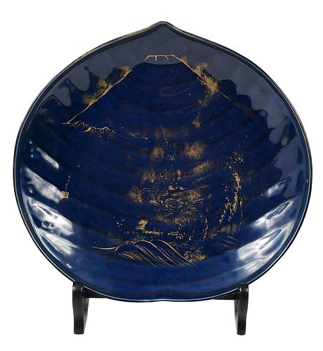 JAPANESE COBALT AND GILT
