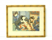Japanese color woodblock print