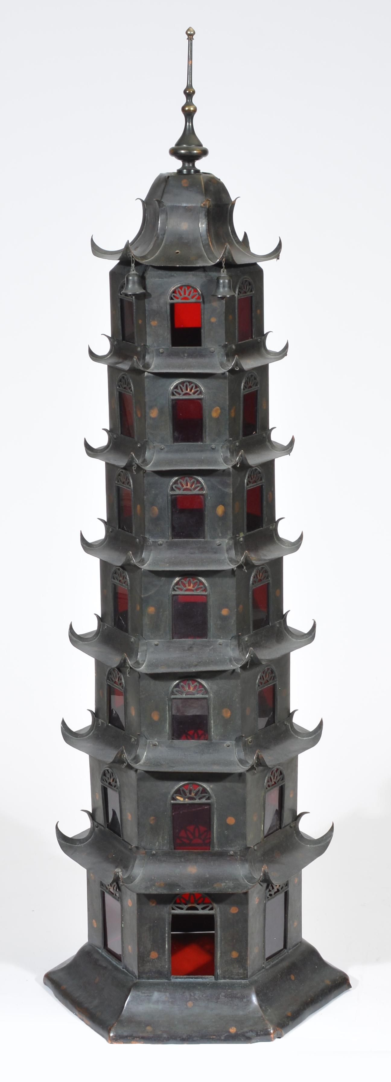 JAPANESE COPPER AND STAINED GLASS