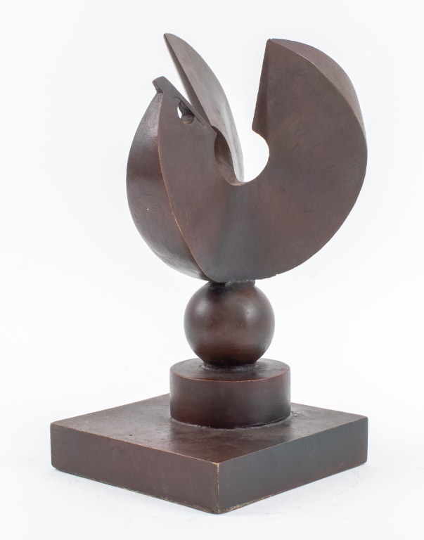 JAPANESE DECO BRONZE SCULPTURE OF