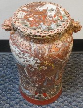 JAPANESE DECORATED EARTHENWARE