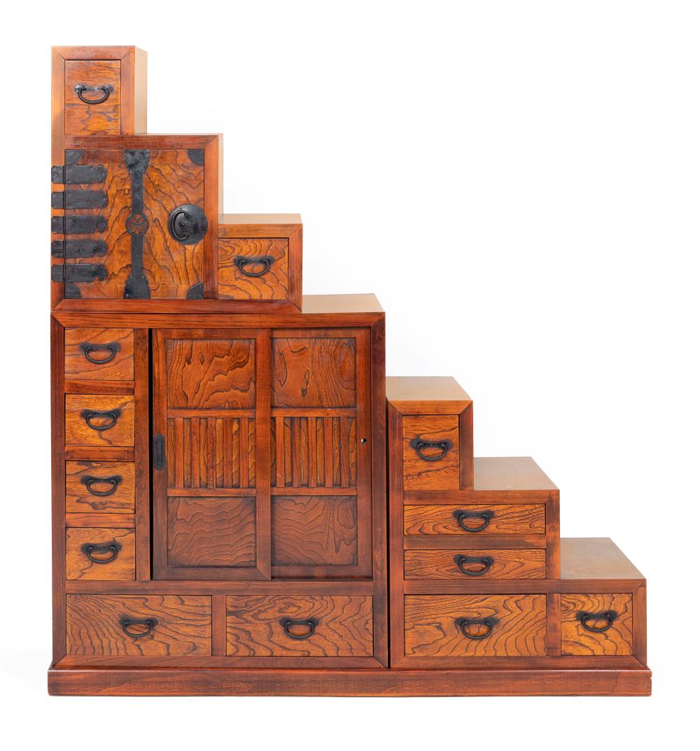 JAPANESE DOUBLE-SIDED STEPPED TANSU