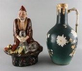 JAPANESE EARTHENWARE EWER, LAT