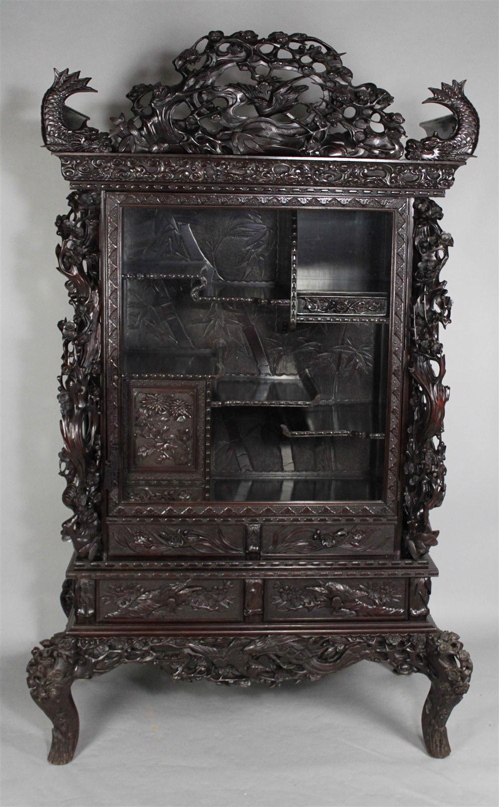 JAPANESE EBONIZED HARDWOOD