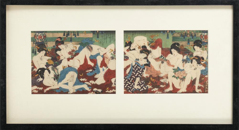 JAPANESE EDO PERIOD SHUNGA