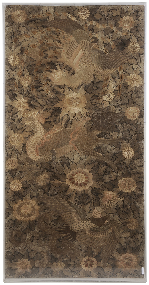 Japanese Embroidered Panel early