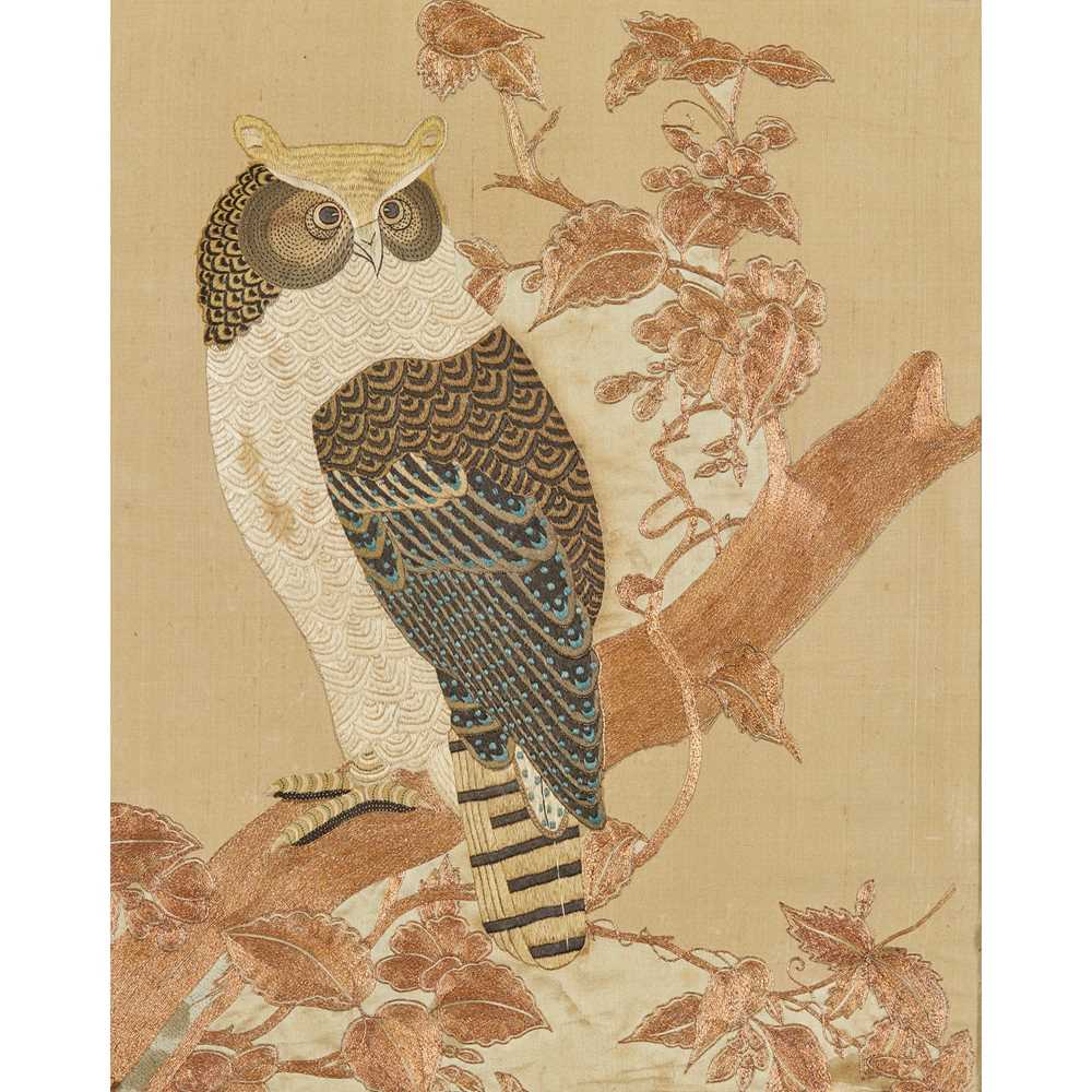 JAPANESE EMBROIDERED PANEL OF AN